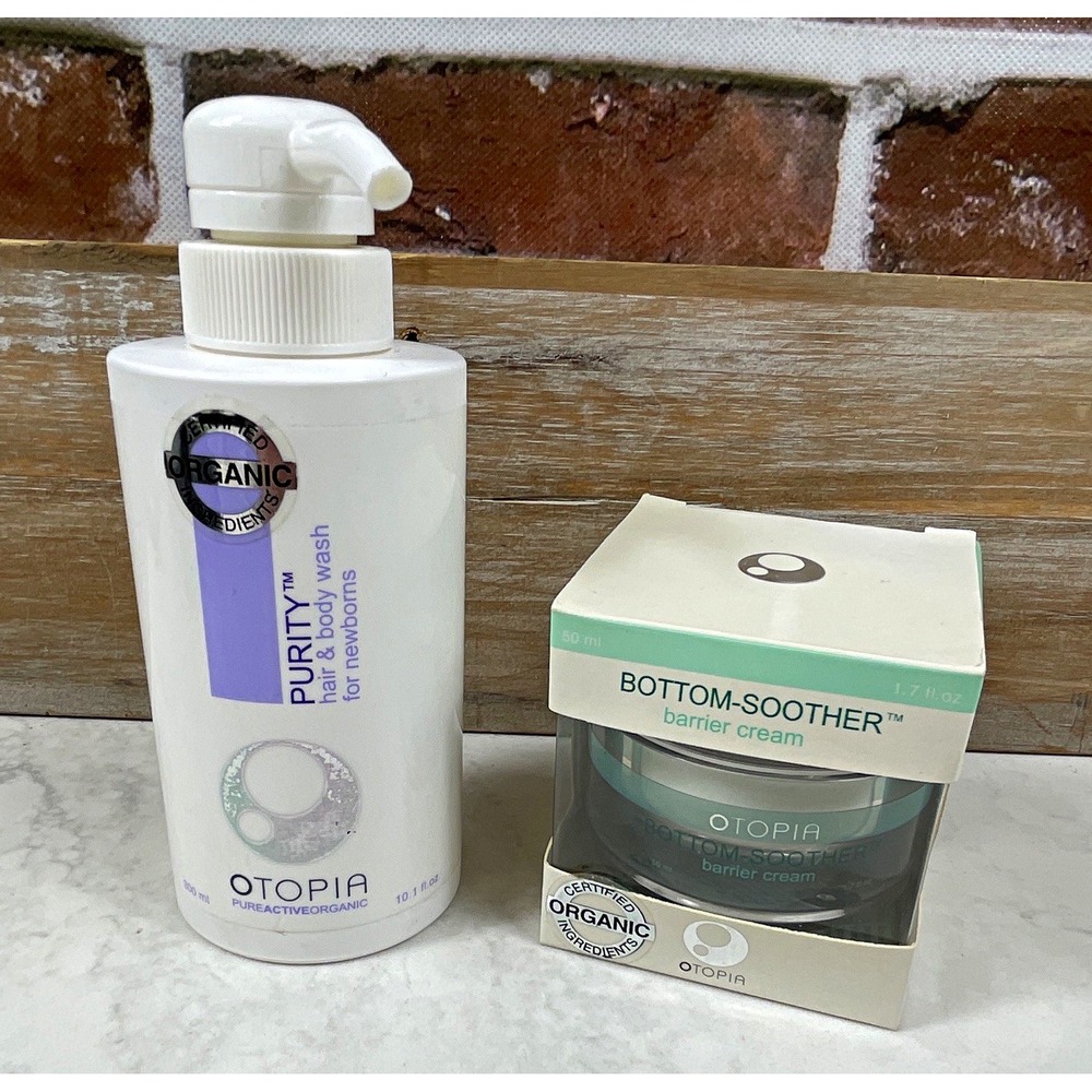 OTOPIA Purity Newborn Hair & Body Wash + Bottom-Soother Barrier Cream